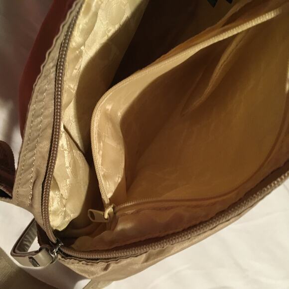 Kenneth Cole Reaction crossbody travel messenger bag adjustable strap Neutral - Picture 13 of 13